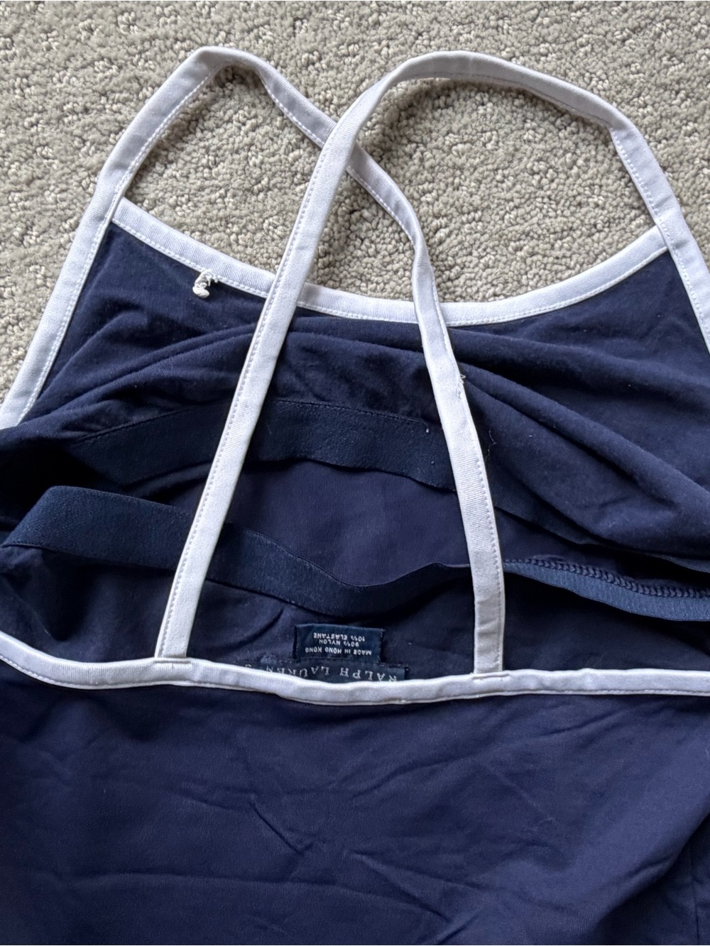 Ralph Lauren Navy skirt and top - Picture 3 of 5